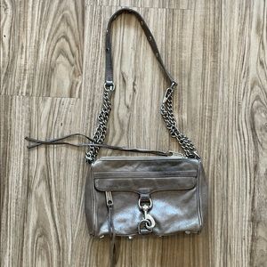 Rebecca Minkoff Mini M.A.C. Crossbody Bag Gray